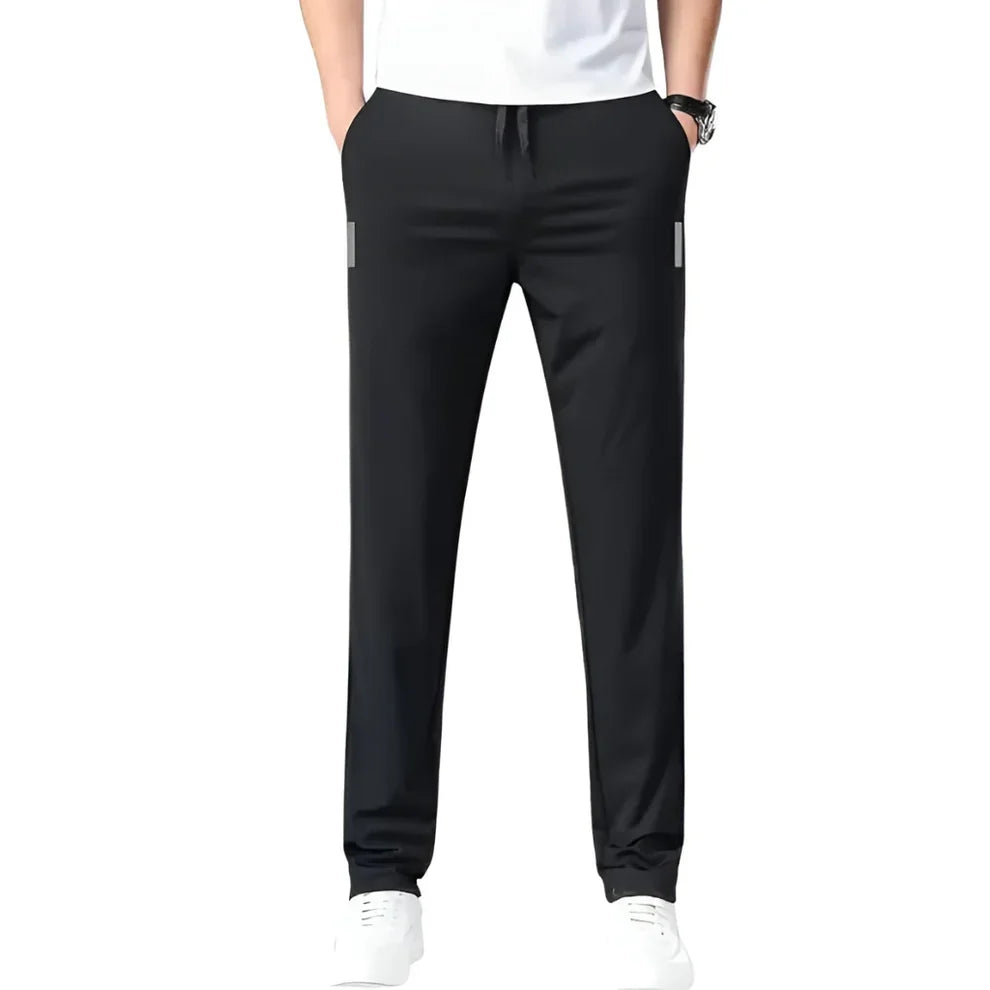 Premium Men's High-Stretch Lycra Pants Black & Grey · Buy 2 Get 1 Free Combo