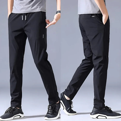 Premium Men's High-Stretch Lycra Pants Black & Grey · Buy 2 Get 1 Free Combo