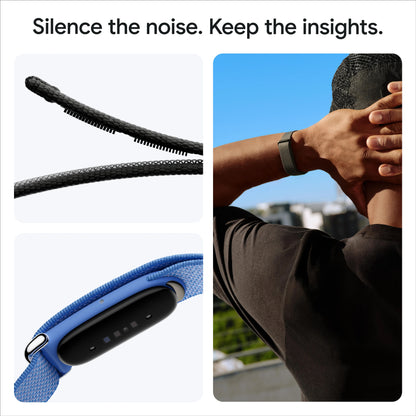 Google Fitbit Air (Obsidian Strap, Size : Free Size)